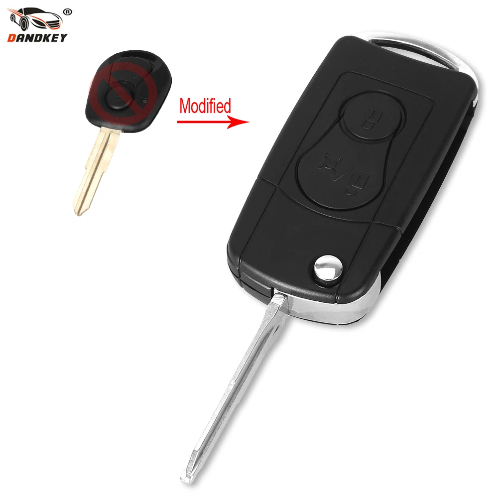 DANDKEY 2 Buttons Flip Folding Car Remote Key Case Shell For Ssangyong Actyon SUV Kyron Rexton Key Vover Case
DANDKEY 2 Buttons Flip Folding Car Remote Key Case Shell For Ssangyong Actyon SUV Kyron Rexton Key Vover Case