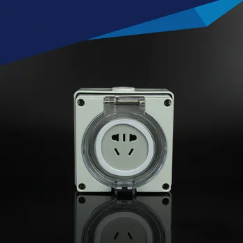IP66 Outdoor Waterproof Dust-Proof Power Socket, 10A Five holes Multifunction Waterproof Socket
IP66 Outdoor Waterproof Dust-Proof Power Socket, 10A Five holes Multifunction Waterproof Socket