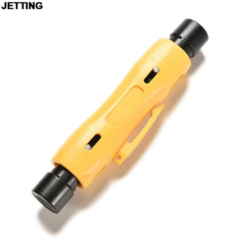 JETTING Speedy Coax Coaxial Cable Cutter Stripper Tool for RG6 RG59 RG7 RG11 Cat5/6e Stripping Tool 1 pc Drop Shipping
JETTING Speedy Coax Coaxial Cable Cutter Stripper Tool for RG6 RG59 RG7 RG11 Cat5/6e Stripping Tool 1 pc Drop Shipping