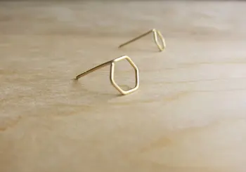 PINJEAS Stud Earrings Hexagon Earrings Tiny Stud Minimalist Wire Wrapped Earrings Geometric Delicate Earrings girl Jewelry
PINJEAS Stud Earrings Hexagon Earrings Tiny Stud Minimalist Wire Wrapped Earrings Geometric Delicate Earrings girl Jewelry