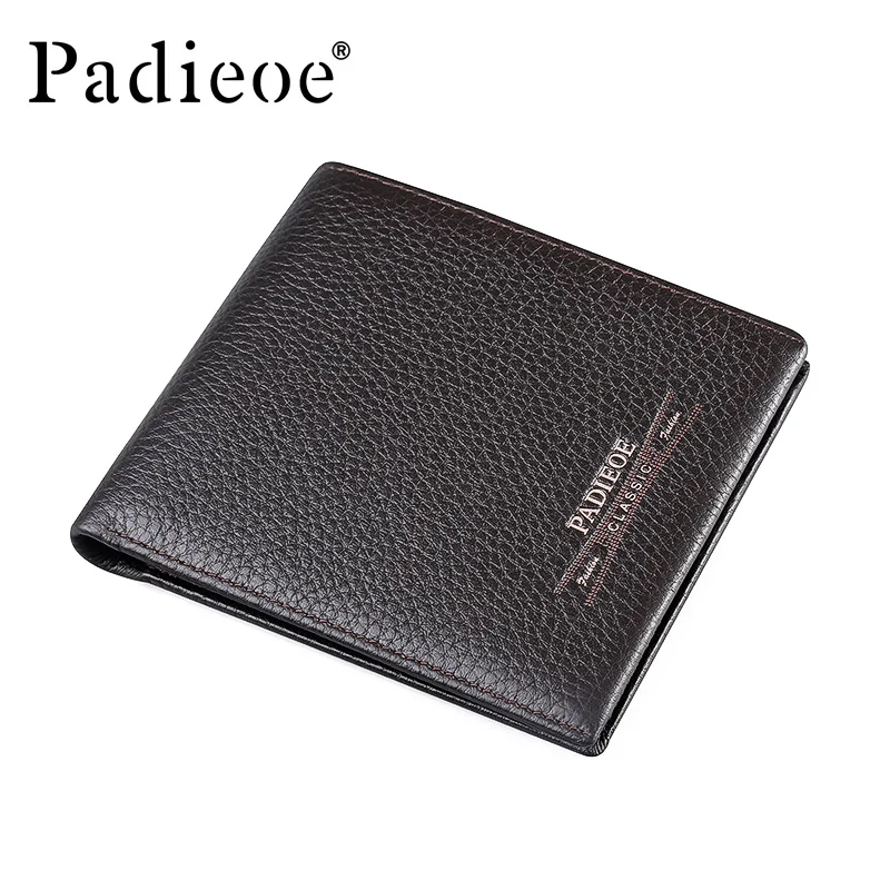 Padieoe Wallet Male Genuine Leather Purse Money Coin Leather Carteiras Famous Men Wallet Card Holders Fashion Men's Portfolio
Padieoe Wallet Male Genuine Leather Purse Money Coin Leather Carteiras Famous Men Wallet Card Holders Fashion Men's Portfolio