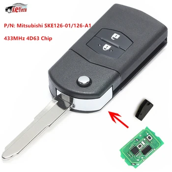 KEYECU Upgraded Flip Car Remote Key 2 Button 433MHz 4D63 Chip Fob for Mazda 2 3 5 6 MX5 RX8 P / N: Mitsubishi SKE126-01 /126-A1
KEYECU Upgraded Flip Car Remote Key 2 Button 433MHz 4D63 Chip Fob for Mazda 2 3 5 6 MX5 RX8 P / N: Mitsubishi SKE126-01 /126-A1