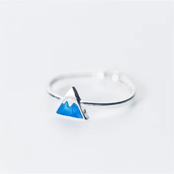 New Creative Beautiful Mount 925 Sterling Silver Jewelry Brushed Epoxy Gradient Blue Iceberg Triangle Opening Rings SR422
New Creative Beautiful Mount 925 Sterling Silver Jewelry Brushed Epoxy Gradient Blue Iceberg Triangle Opening Rings SR422