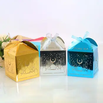 50pcs Laser Cut Hollow Favors Gifts Candy Boxes With Ribbon Ramadan Eid Mubarak Party Decor Muslim Festival Supplies
50pcs Laser Cut Hollow Favors Gifts Candy Boxes With Ribbon Ramadan Eid Mubarak Party Decor Muslim Festival Supplies