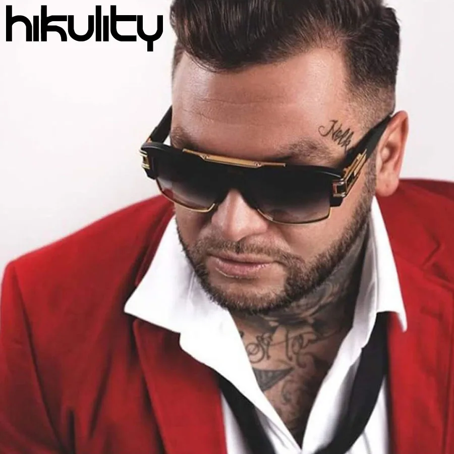 Hikulity Eyewears Large Square Vintage Sunglasses Men Luxury Brand Shades UV400 Retro Flat Top Sun Glasses for Women
Hikulity Eyewears Large Square Vintage Sunglasses Men Luxury Brand Shades UV400 Retro Flat Top Sun Glasses for Women