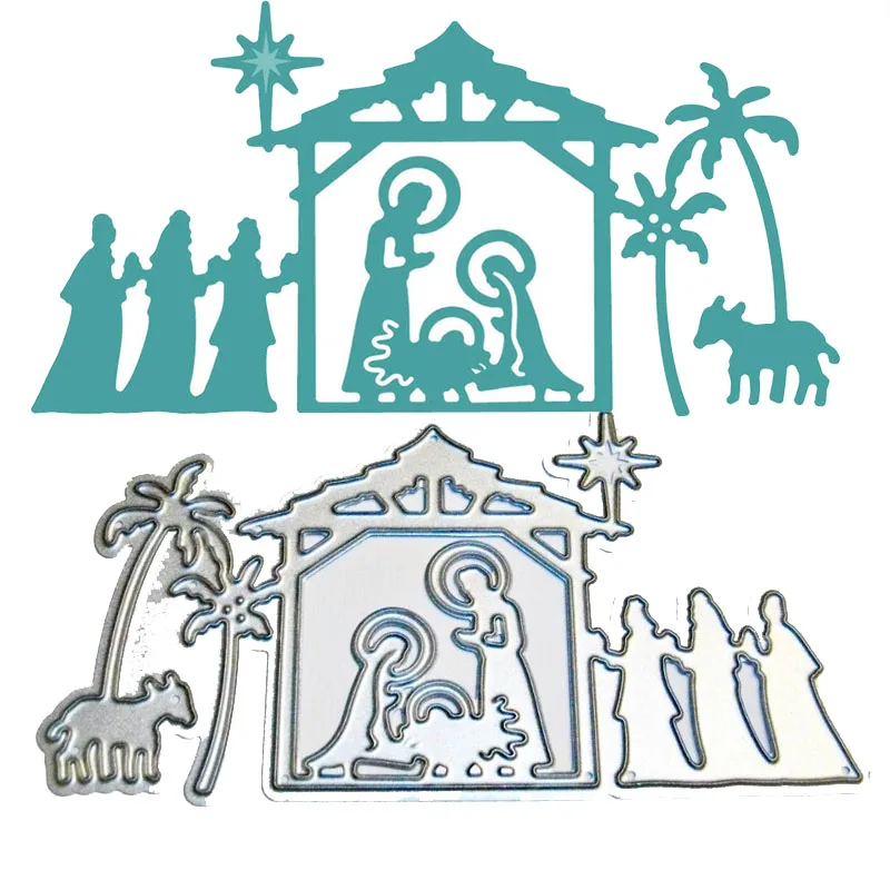 Metal Steel Cutting Dies HOLY FAMILY NATIVITY Stencil Greeting Card Decoration DIY Scrapbooking Paper Photo Craft 48*90mm
Metal Steel Cutting Dies HOLY FAMILY NATIVITY Stencil Greeting Card Decoration DIY Scrapbooking Paper Photo Craft 48*90mm