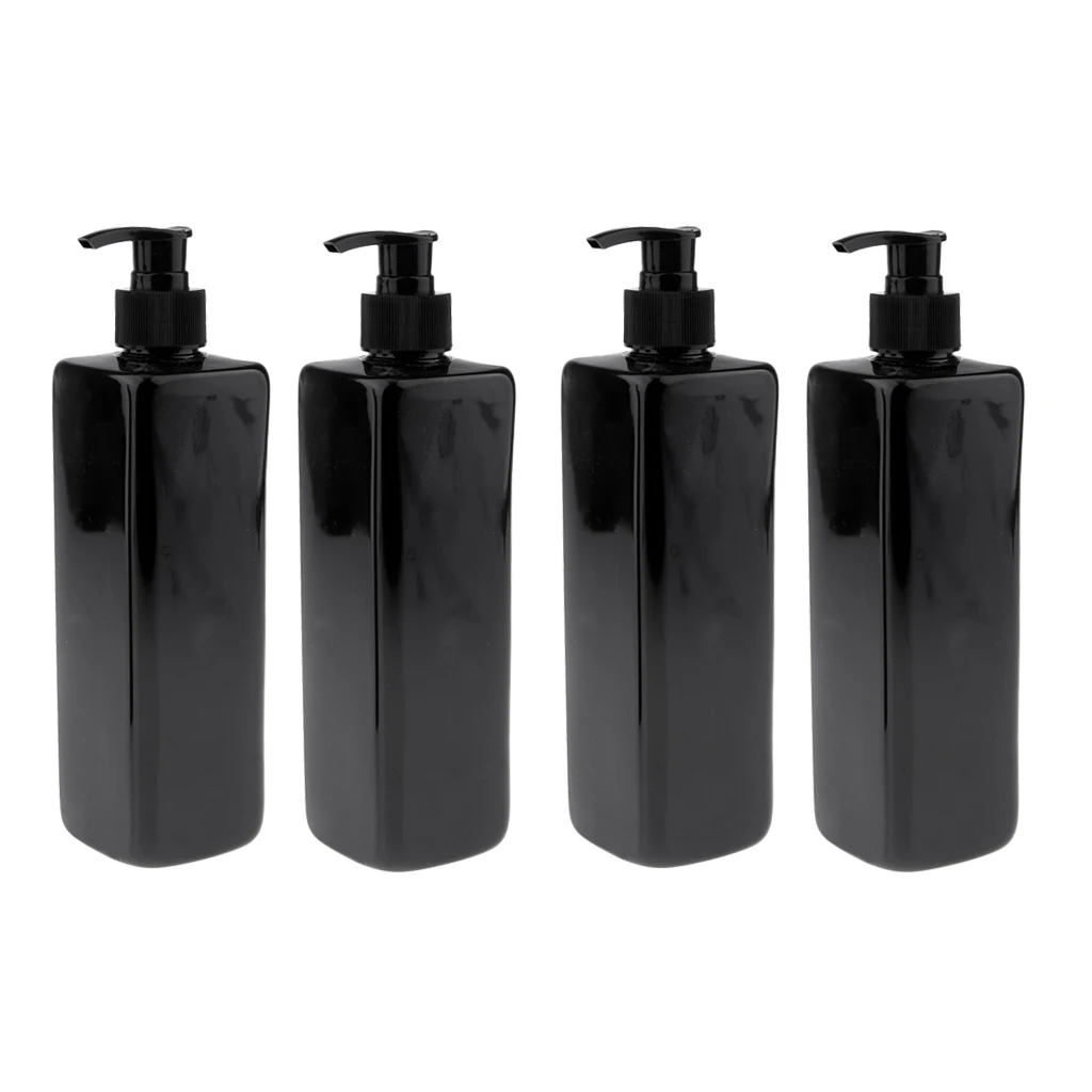 4Pcs Square Empty Soap Lotion Pump Bottles with Screw On Lotion Pump, Great for Essential Oils, Lotions and Liquid 500ML Black
4Pcs Square Empty Soap Lotion Pump Bottles with Screw On Lotion Pump, Great for Essential Oils, Lotions and Liquid 500ML Black