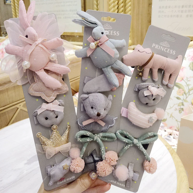 5PCS/Set Baby Girls Headwear Cute Crown Bowknot Bear Rabbit Hairpins Princess Headbands Newborn Hair Accessories Gift NBB0249
5PCS/Set Baby Girls Headwear Cute Crown Bowknot Bear Rabbit Hairpins Princess Headbands Newborn Hair Accessories Gift NBB0249
