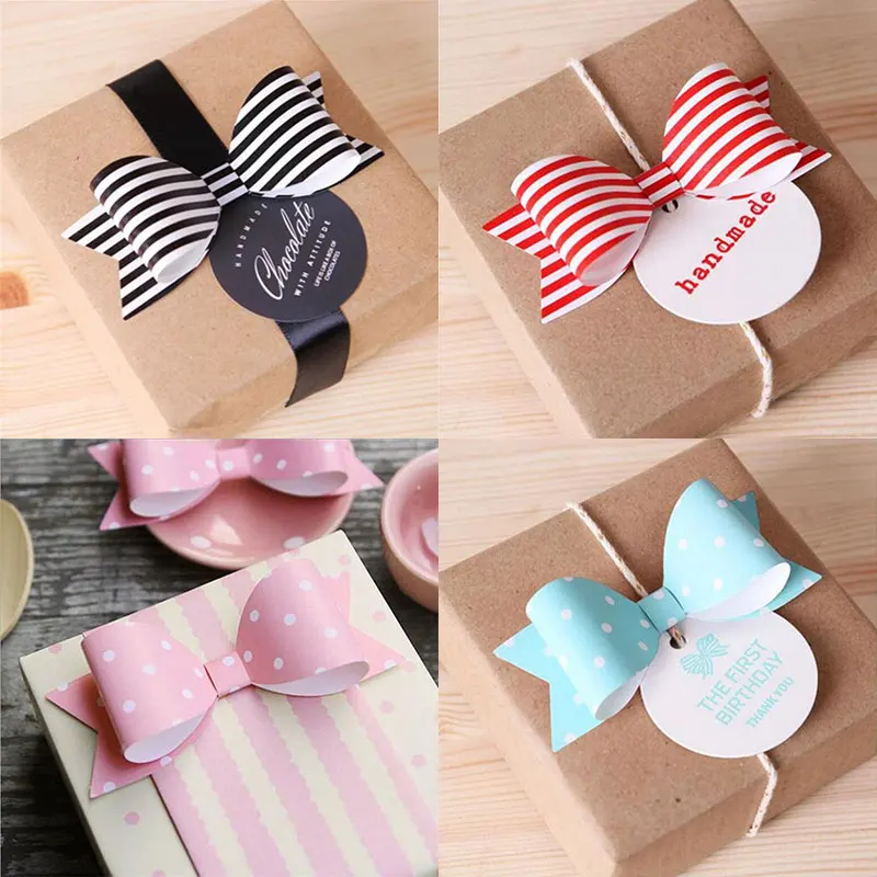 30 Pcs/lot DIY Gift Packing Paper Stripe and Polka Dots Bow-knot Cake Decoration for Wedding Birthday Party Cute Lovely Gifts
30 Pcs/lot DIY Gift Packing Paper Stripe and Polka Dots Bow-knot Cake Decoration for Wedding Birthday Party Cute Lovely Gifts