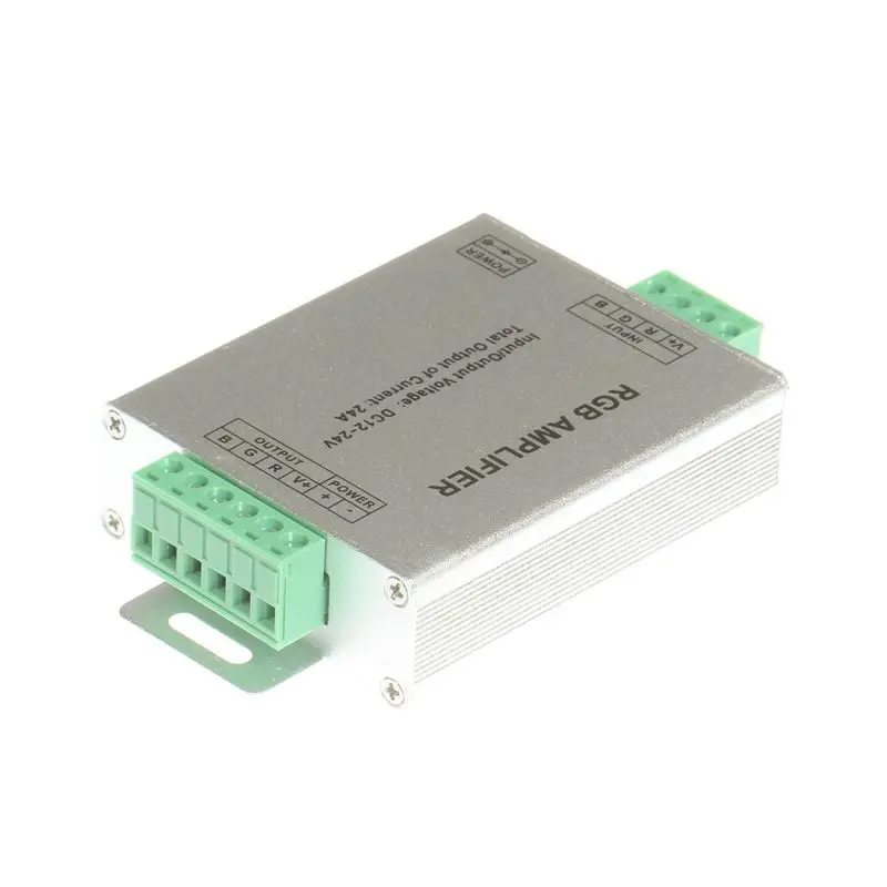 20pcs DC12V-24V 24A RGB LED Signal Amplifier Controller For SMD 3528 5050 5730 RGB LED Rigid Strip LED Modules
20pcs DC12V-24V 24A RGB LED Signal Amplifier Controller For SMD 3528 5050 5730 RGB LED Rigid Strip LED Modules