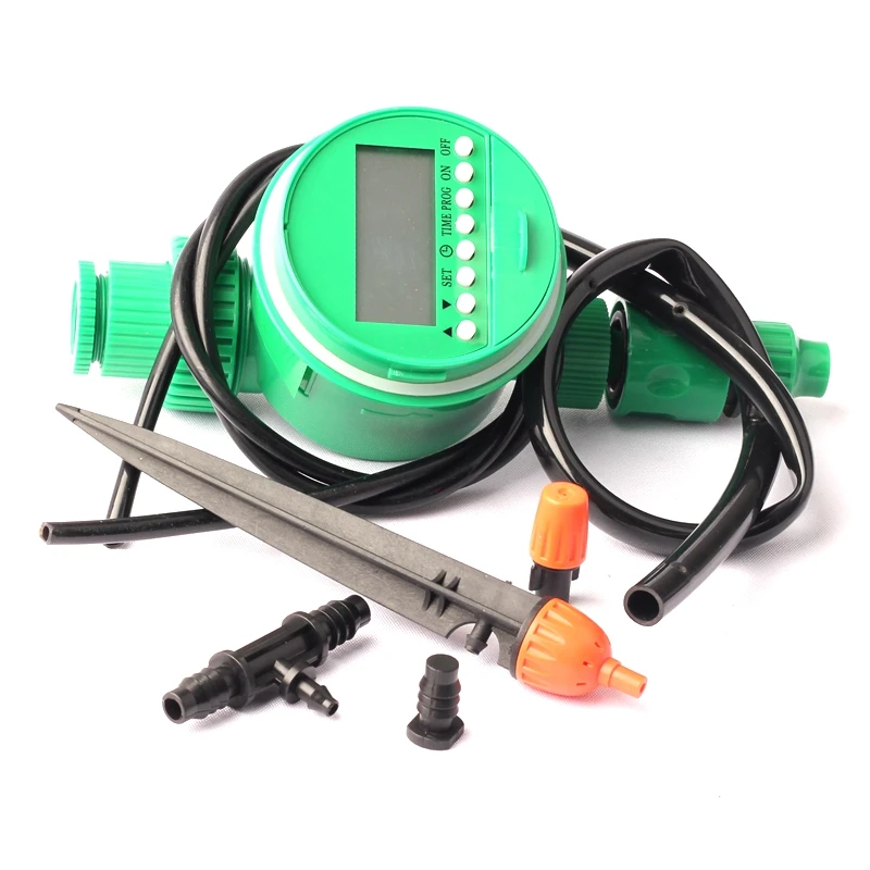 Green Thumb Irrigation Kit Irrigation Timer Control 4pcs Orange Insert Atomize Sprinkler and Orange Plastic Mist Sprinkler
Green Thumb Irrigation Kit Irrigation Timer Control 4pcs Orange Insert Atomize Sprinkler and Orange Plastic Mist Sprinkler