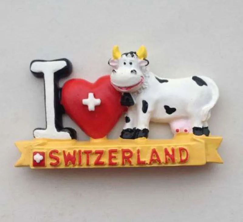 Hot Sale Hand-painted Cute Switzerland Cows 3D Fridge Magnets Tourism Souvenirs Refrigerator Magnetic Stickers Home Decor
Hot Sale Hand-painted Cute Switzerland Cows 3D Fridge Magnets Tourism Souvenirs Refrigerator Magnetic Stickers Home Decor