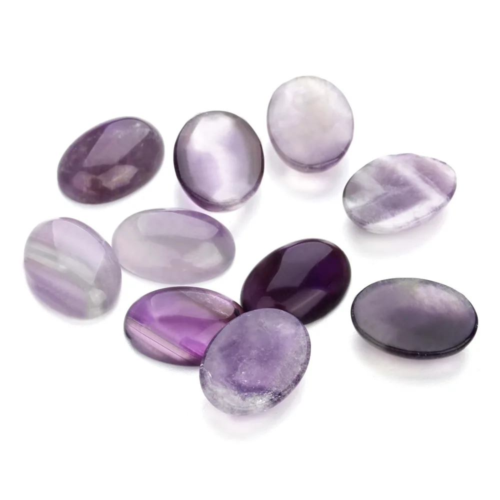 10PCS Natural Stone Cabochon Amethyst Oval 10X14 12X16 13X18 15X20 18X25mm Egg Shape DIY Jewelry
10PCS Natural Stone Cabochon Amethyst Oval 10X14 12X16 13X18 15X20 18X25mm Egg Shape DIY Jewelry