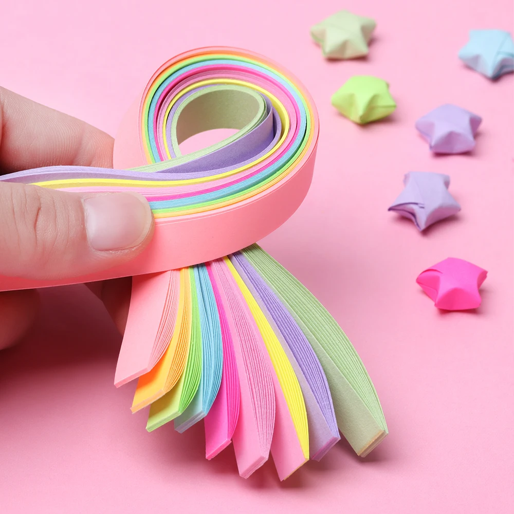 HOT 140Pcs/Lot 9 Mixed Candy Color set Lucky Wish Star Paper Strips DIY Origami Folding Gift Craft Paper Decoration Supplies
HOT 140Pcs/Lot 9 Mixed Candy Color set Lucky Wish Star Paper Strips DIY Origami Folding Gift Craft Paper Decoration Supplies