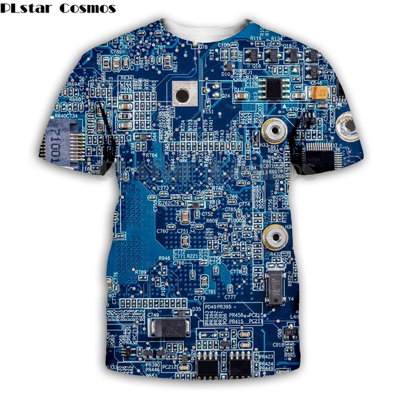 PLstar Cosmos Electronic chip Hip Hop tshirt Men/women 3d machine print t-shirts Summer short sleeve tee Top Harajuku Punk Style
PLstar Cosmos Electronic chip Hip Hop tshirt Men/women 3d machine print t-shirts Summer short sleeve tee Top Harajuku Punk Style