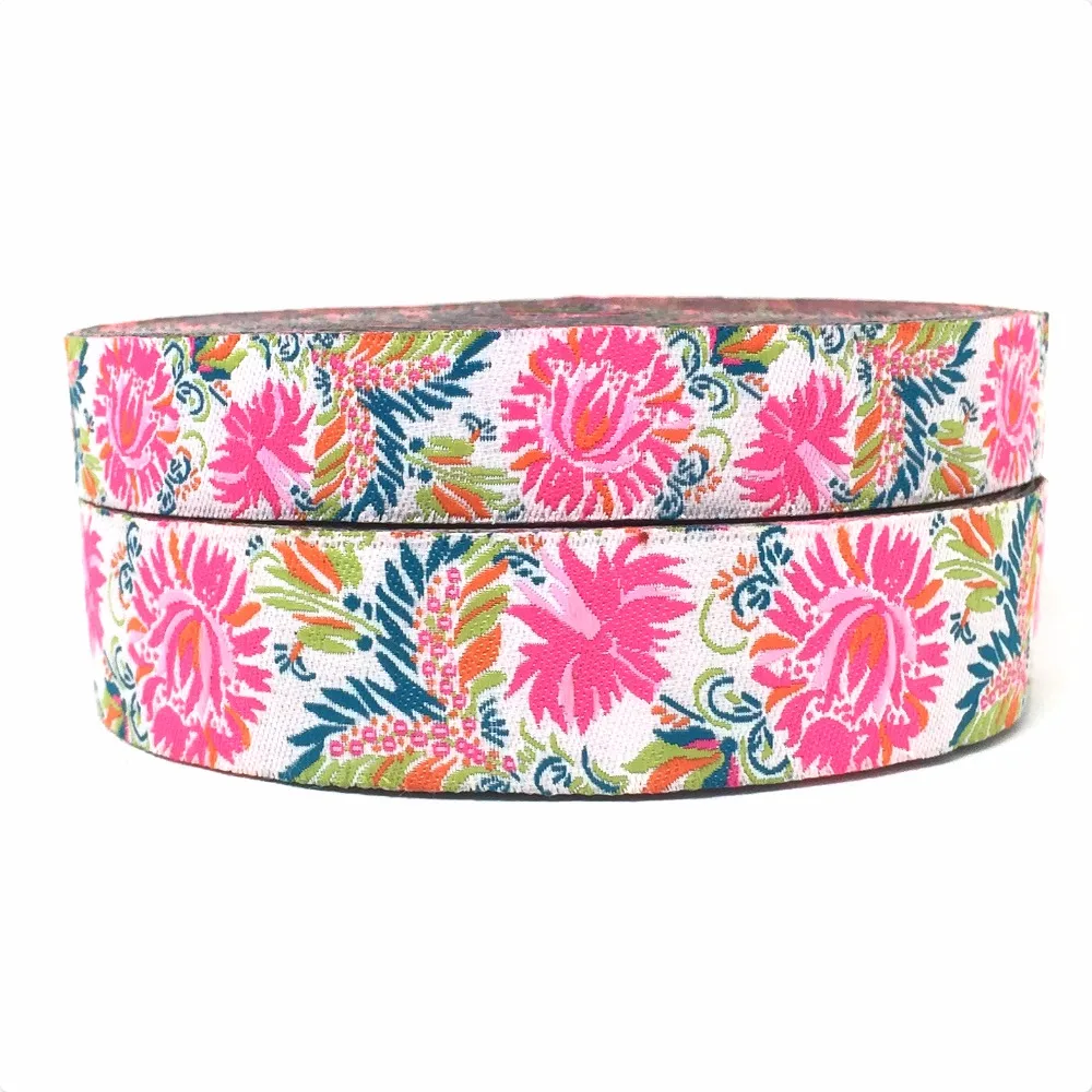 HOT!!! NEW wholesale 7/8'' 22mm Wide Flower color sole style Woven Jacquard Ribbon dog chain accessories 10yards/lots
HOT!!! NEW wholesale 7/8'' 22mm Wide Flower color sole style Woven Jacquard Ribbon dog chain accessories 10yards/lots