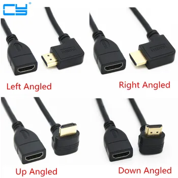 Up Down Left Right Angled HDMI 1.4V A male to HDMI female 1080p 3D HD HDMI 1.4v angle extension cable 15cm 50cm
Up Down Left Right Angled HDMI 1.4V A male to HDMI female 1080p 3D HD HDMI 1.4v angle extension cable 15cm 50cm