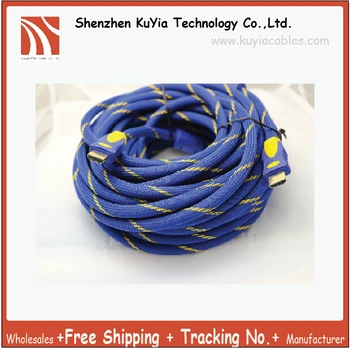 KUYiA Wholesale High Speed Free Shipping Wholesale 15M 49ft 1080P V1.4 HDMI CABLE FOR 3D LCD HDTV DVD
KUYiA Wholesale High Speed Free Shipping Wholesale 15M 49ft 1080P V1.4 HDMI CABLE FOR 3D LCD HDTV DVD