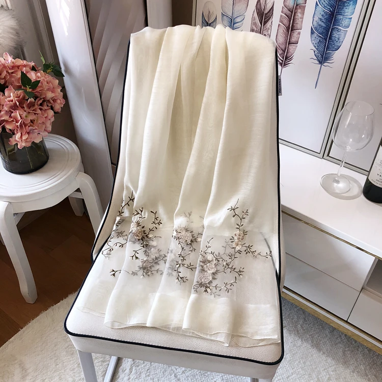 high quality Hangzhou silk Plum blossom embroidery gray/pink/blue wool silk women' scarf Shawl size:85*200cm(dry cleaning)
high quality Hangzhou silk Plum blossom embroidery gray/pink/blue wool silk women' scarf Shawl size:85*200cm(dry cleaning)