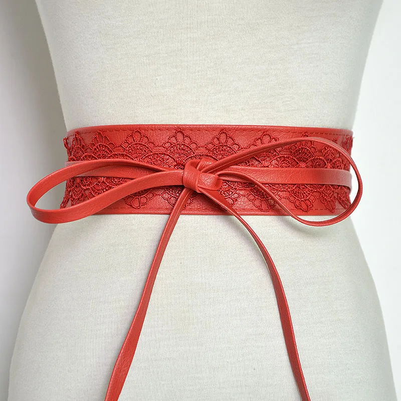 Badinka 2019 New Black White Red Wide Corset Lace Belt Waist Female Obi Waistband Belts for Women Waist Band Ceinture Femme
Badinka 2019 New Black White Red Wide Corset Lace Belt Waist Female Obi Waistband Belts for Women Waist Band Ceinture Femme