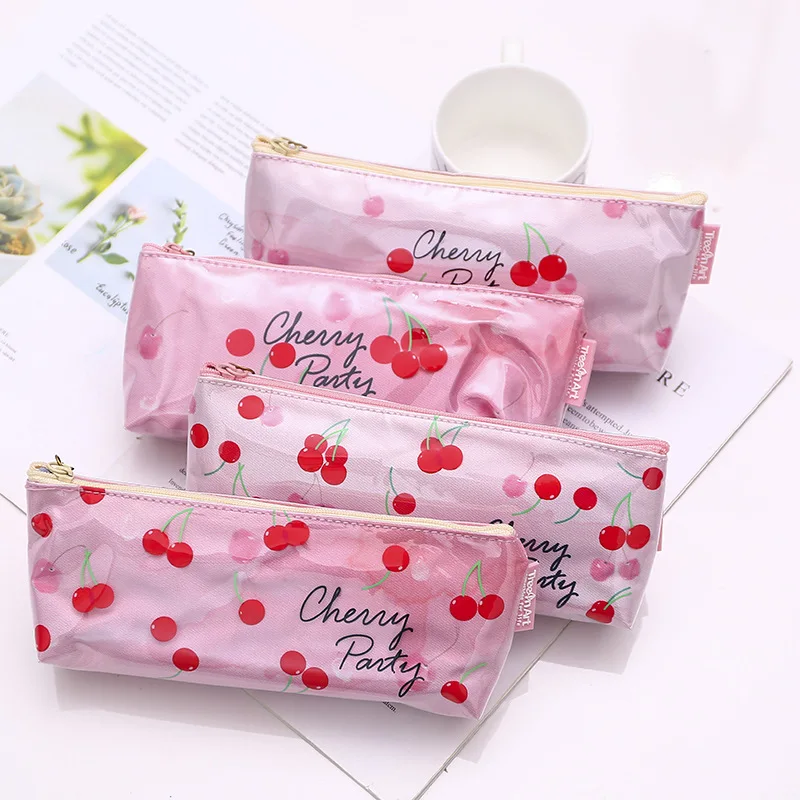 1 Pcs Kawaii PVC Pencil Case Cherry series Gift Estuches School Pencil Box Pencilcase Pencil Bag School Supplies Stationery
1 Pcs Kawaii PVC Pencil Case Cherry series Gift Estuches School Pencil Box Pencilcase Pencil Bag School Supplies Stationery