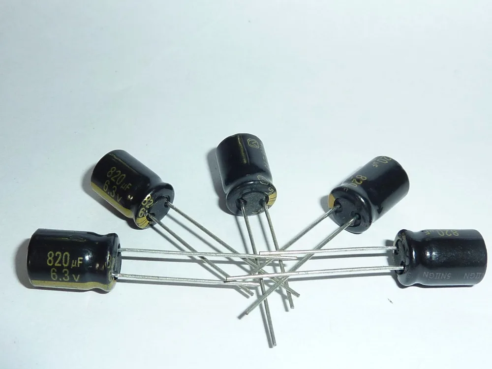 10pcs 1000uF 6.3V 10x12.5mm NCC LXZ 6.3V1000uF Super Low impedance Capacitor