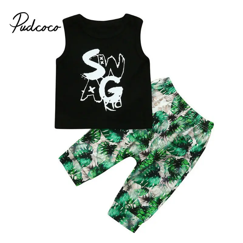 2PCS Toddler Kids Baby Boy Summer Clothes Sleeveless Vest Tops+Leaf Long Hot Pant Outfits Casual Clothing Set 1 2 3 4 5 6 years
2PCS Toddler Kids Baby Boy Summer Clothes Sleeveless Vest Tops+Leaf Long Hot Pant Outfits Casual Clothing Set 1 2 3 4 5 6 years