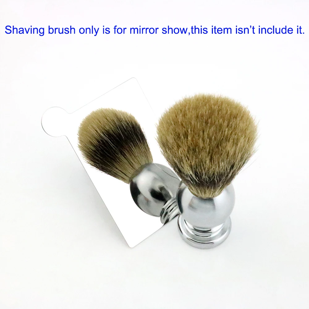 New Fogless Washroom Shaving Anti-fog Shower Mirror Acrylic Bathroom 13*17cm S1