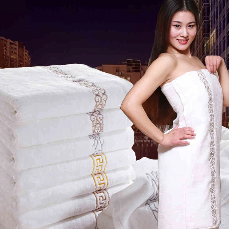 Luxury Hotel Bath Towels White For Adults Cotton Toalha Banho Quick Drying Women Towels Bathroom Cotton Towel Large Men QQC142
Luxury Hotel Bath Towels White For Adults Cotton Toalha Banho Quick Drying Women Towels Bathroom Cotton Towel Large Men QQC142