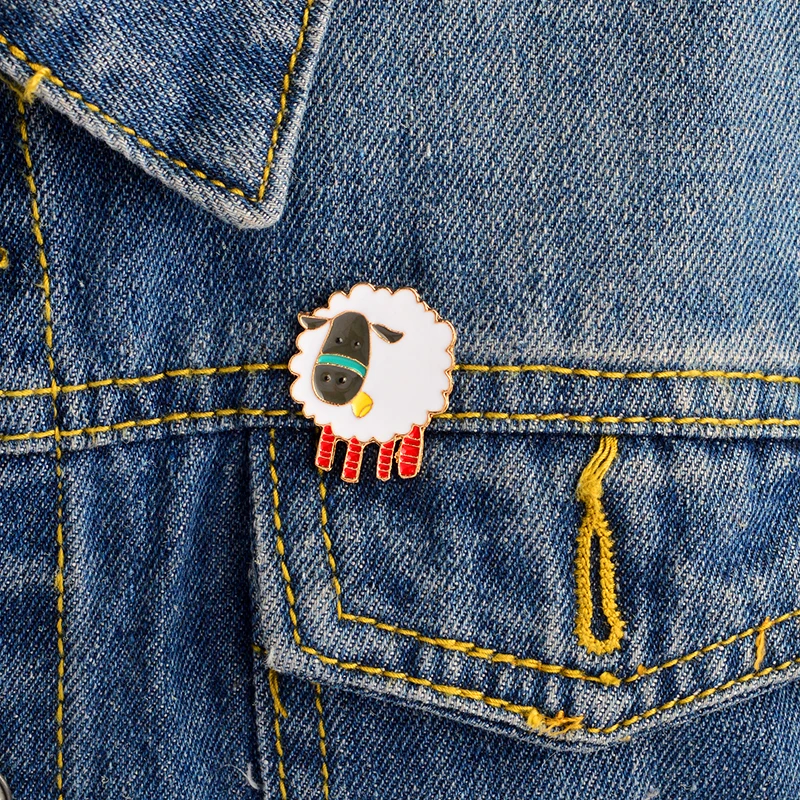 Animal Sheep pins Brooches Badges Hard enamel pins Blouse Sweater Backpack Denim jackets Leather jackets Decoration Accessories
Animal Sheep pins Brooches Badges Hard enamel pins Blouse Sweater Backpack Denim jackets Leather jackets Decoration Accessories