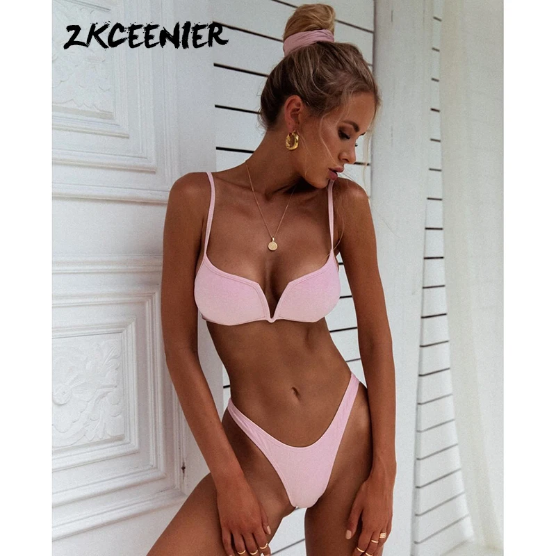 Zkceenier 2019 Sexy Swimwear Women Ruffled Bikini Set Push Up Bathing Suit Deep V Underwire Swimsuit Beach Wear Micro Bikini
Zkceenier 2019 Sexy Swimwear Women Ruffled Bikini Set Push Up Bathing Suit Deep V Underwire Swimsuit Beach Wear Micro Bikini