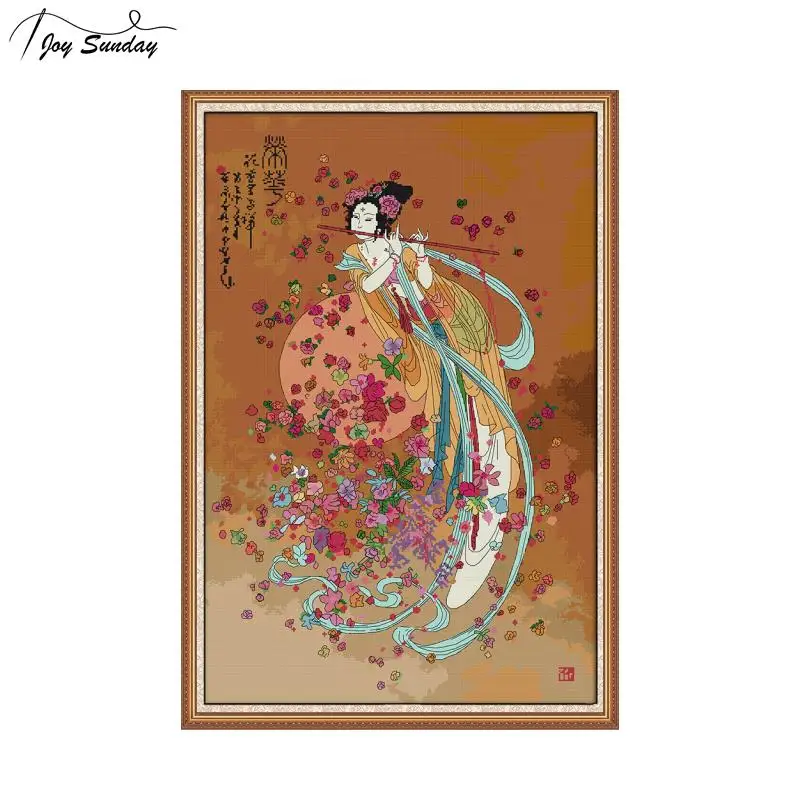 Joy Sunday Chinese Style Cross Stitch Patterns Classical Beauty Counted Cross Stitch Aida 14ct Embroidery Canvas DIY Needlework
Joy Sunday Chinese Style Cross Stitch Patterns Classical Beauty Counted Cross Stitch Aida 14ct Embroidery Canvas DIY Needlework