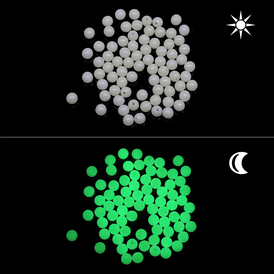 Minfishing 100 pcs/lot Luminous Hard Round Beads Space Beans Fishing Float Stopper Night Fishing Sea Fishing Tackle
Minfishing 100 pcs/lot Luminous Hard Round Beads Space Beans Fishing Float Stopper Night Fishing Sea Fishing Tackle