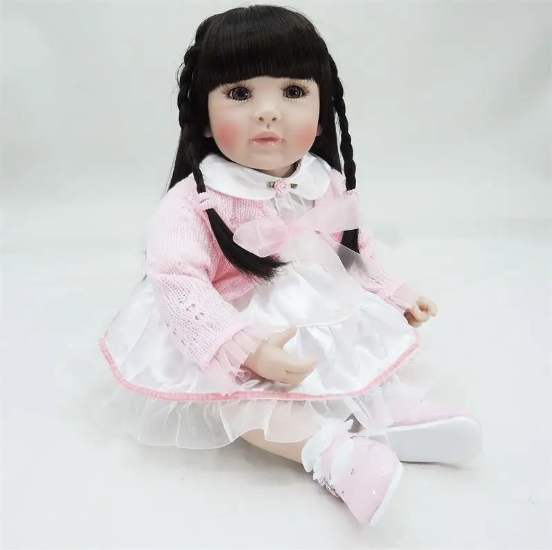 20inch Silicone Reborn Baby Doll Toys Vinyl Princess Toddler Girl Babies Doll High Quality Birthday Gift Play House Toy hot sale
20inch Silicone Reborn Baby Doll Toys Vinyl Princess Toddler Girl Babies Doll High Quality Birthday Gift Play House Toy hot sale