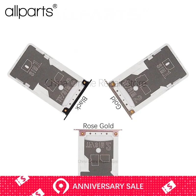 Original SIM Card Tray for XIAOMI Redmi 4X SIM SD Card Holder fore Redmi 4X Black Gold Rose
Original SIM Card Tray for XIAOMI Redmi 4X SIM SD Card Holder fore Redmi 4X Black Gold Rose