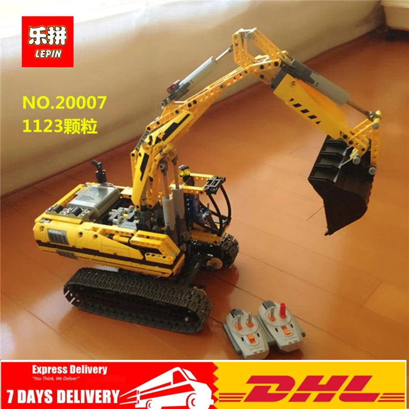Lepin 20007 Technic MOTORIZED EXCAVATOR Building Blocks Electric Motors Power Functions Model Bricks Compatible legoinglys 8043
Lepin 20007 Technic MOTORIZED EXCAVATOR Building Blocks Electric Motors Power Functions Model Bricks Compatible legoinglys 8043