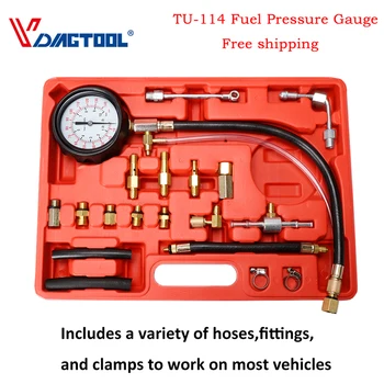 VDIAGTOOL TU-114 Fuel Pressure Gauge Auto Diagnostics Tools For Fuel Injection Pump Tester Fuel injection oil pressure gauge
VDIAGTOOL TU-114 Fuel Pressure Gauge Auto Diagnostics Tools For Fuel Injection Pump Tester Fuel injection oil pressure gauge