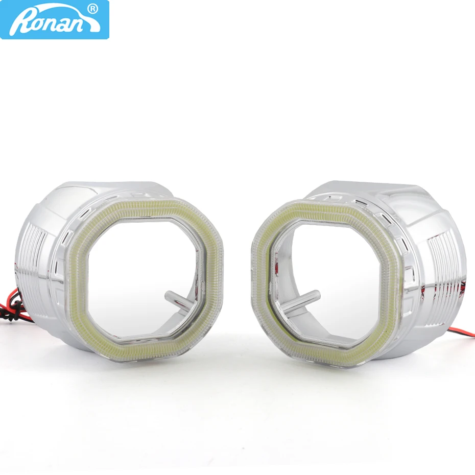2pcs 2.5inches Projector Lens square shrouds with Square COB Angel Eyes 12V Daytime Running Light Car-Styling
2pcs 2.5inches Projector Lens square shrouds with Square COB Angel Eyes 12V Daytime Running Light Car-Styling