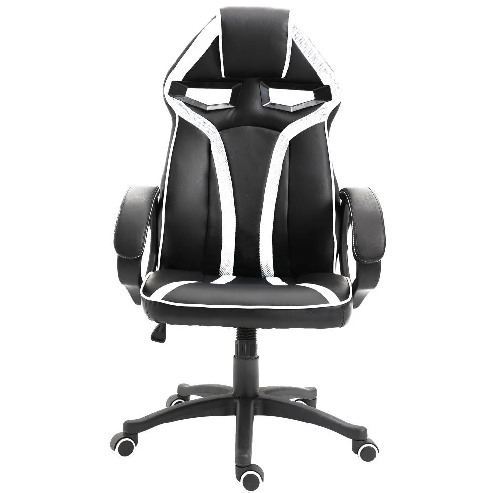 Samincom PU Leather Gaming Chair Racing Style Chair Office Chair Ergonomic Style Swivel Chair (Black/White)
Samincom PU Leather Gaming Chair Racing Style Chair Office Chair Ergonomic Style Swivel Chair (Black/White)