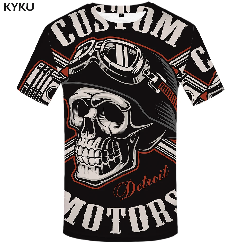 KYKU Skull T Shirt Women Anime T-shirt Punk Rock Clothes Military 3d Printed Tshirt Gothic Black Womens Clothing New Hipster Top
KYKU Skull T Shirt Women Anime T-shirt Punk Rock Clothes Military 3d Printed Tshirt Gothic Black Womens Clothing New Hipster Top