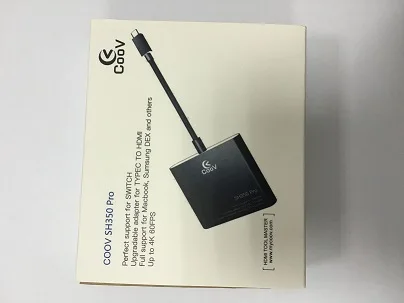 For Coov SH350 pro SH350 PLUS Portable Dock USB-C Type-C to HDMI Adaptor Hub Converter 4K HD Transfer for Nintend Switch NS
For Coov SH350 pro SH350 PLUS Portable Dock USB-C Type-C to HDMI Adaptor Hub Converter 4K HD Transfer for Nintend Switch NS