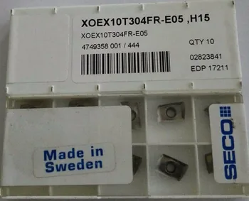 10 PCS CARBIDE INSERT XOEX10T304FR-E05 H15