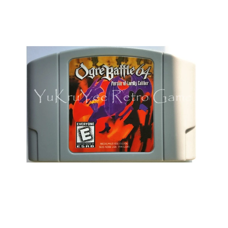 Ogre Battle 64 Person of Lordly Caliber Video Game Accessories Memory Cartridge Card for 64 Bit Console US NTSC Version N39
Ogre Battle 64 Person of Lordly Caliber Video Game Accessories Memory Cartridge Card for 64 Bit Console US NTSC Version N39