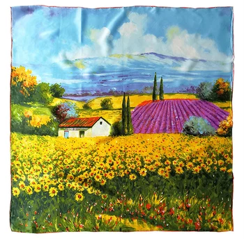 Brand New Silk Scarf 100% Stain Silk Square Wraps & Shawls Famous Oil Painting Art Works Printed Handrolled Designer Scarves
Brand New Silk Scarf 100% Stain Silk Square Wraps & Shawls Famous Oil Painting Art Works Printed Handrolled Designer Scarves