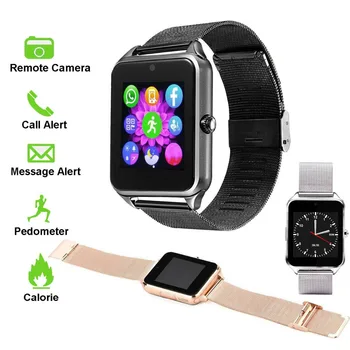 Bluetooth Smart Watch Unlocked Watch Phone with Dial Camera Pedometer Wristwatch Touch Screen Smartwatch for Android Phones ios
Bluetooth Smart Watch Unlocked Watch Phone with Dial Camera Pedometer Wristwatch Touch Screen Smartwatch for Android Phones ios