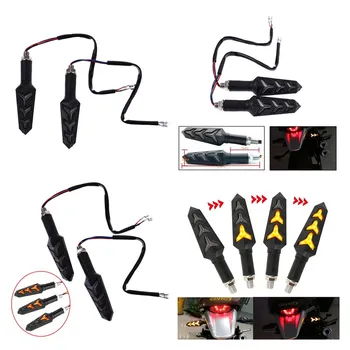 2Pcs/lot Flowing Water LED Motorcycle LED Turn Signal Lamp Sequential Indicator Light Amber High Quality
2Pcs/lot Flowing Water LED Motorcycle LED Turn Signal Lamp Sequential Indicator Light Amber High Quality