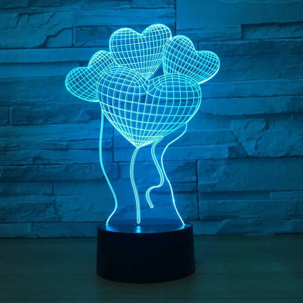 Four Balloon Led Led Night Light Creative Home 3d Colorful Touch Acrylic 3d Light Fixtures Usb Led Kids Lamp
Four Balloon Led Led Night Light Creative Home 3d Colorful Touch Acrylic 3d Light Fixtures Usb Led Kids Lamp