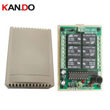 DC 12V 24V 6 CH 6CH RF Wireless Remote Control Switch System Receiver,315/433.92 MHZ /lamp/Garage Door/shutters
DC 12V 24V 6 CH 6CH RF Wireless Remote Control Switch System Receiver,315/433.92 MHZ /lamp/Garage Door/shutters