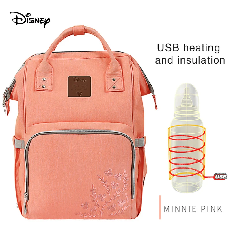 Disney diaper bag Mummy bag multi-function large capacity insulation backpack portable fashion baby back milk bag USB
Disney diaper bag Mummy bag multi-function large capacity insulation backpack portable fashion baby back milk bag USB