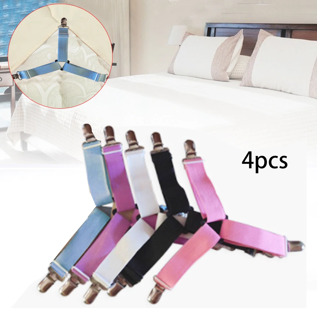 4Pcs/Set Triangle Bed Sheet Clip Bed sheet Belt Fastener Mattress Elastic Non-slip Clip Blanket Gripper Bed Sheet Clip J10
4Pcs/Set Triangle Bed Sheet Clip Bed sheet Belt Fastener Mattress Elastic Non-slip Clip Blanket Gripper Bed Sheet Clip J10